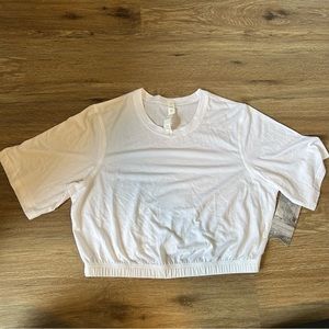 *SOLD*NEW Stori by Katy Hearn rise cropped tee white 6 / Small